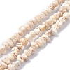 Natural Magnesite Beads Strands TURQ-P001-02A-11-1