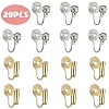 20Pcs 2 Colors Brass Ear Cuff Findings FIND-YW0009-95-1