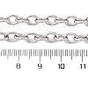 201 Stainless Steel Cable Chain Necklaces NJEW-Q013-12A-P-3