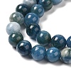 Natural Dyed White Jade Beads Strands G-M402-C03-4