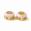Rack Plating Brass Cubic Zirconia Beads KK-C007-15G-05-4
