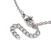 304 Stainless Steel Cable Chains Cable Necklaces NJEW-JN04714-01-4