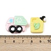 Environmental Protection Series Opaque Resin Cabochons RESI-Z048-02-4