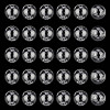 30Pcs Handmade Two Holes Blown Glass Globe Beads GLAA-GO0001-12A-1
