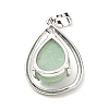 Natural Green Aventurine Pendants G-B033-04P-23-3