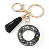1Pc Resin Letter Keychains KEYC-TADJ0001-09O-2