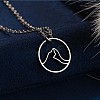 304 Stainless Steel Laser Cut Pendant Necklaces FS-WGA4904-16-1