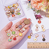 14Pair Brass Leverback Earring EJEW-AR00006-3
