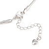 2MM Round Brass Chain Necklace Making KK-P354-02P-3