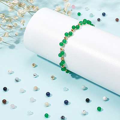15 Strands 15 Style Natural & Synthetic Gemstone Beads Strands G-OC0002-10-1