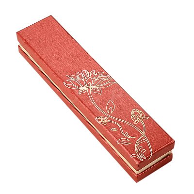 Rectangle Shaped Cardboard Necklace Boxes for Gifts Wrapping X-CBOX-A004-01-1