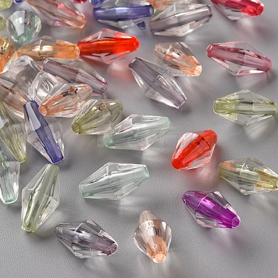 Transparent Acrylic Beads TACR-S154-13A-1