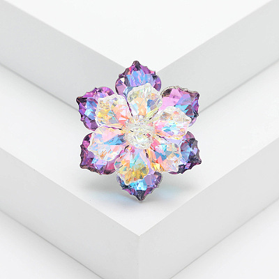 Flower Rhinestone Pins PW-WG96405-08-1