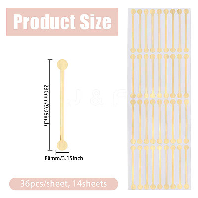 PVC Self-adhesive Stickers STIC-WH0003-60A-1