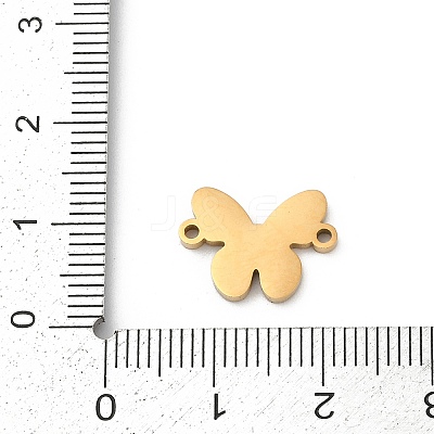 304 Stainless Steel Connector Charms STAS-P383-01B-G-1