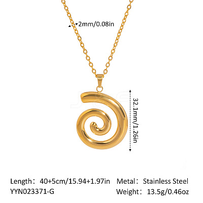 Stainless Steel Pendant Necklaces for Women EG5545-1-1