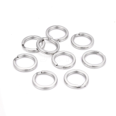 Tarnish Resistant 304 Stainless Steel Keychain Clasps KEYC-D049-05-1