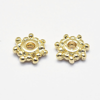 Long-Lasting Plated Brass Spacer Beads KK-K193-109G-NF-1