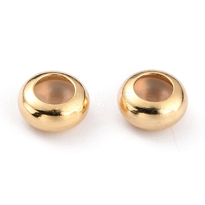 Brass Beads KK-O133-207A-G-1