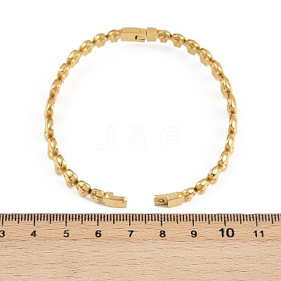 304 Stainless Steel Hinged Bangles for Women BJEW-C114-05G-1