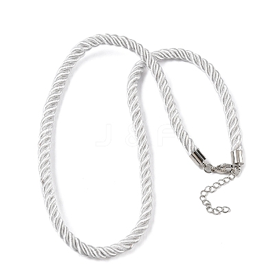 5MM Nylon Twisted Cord Necklace Making FIND-G096-01P-21-1