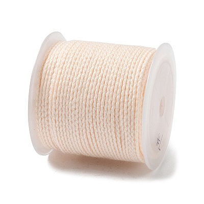 20M Polyester Braided Cord for Jewelry Making OCOR-G015-04A-25-1