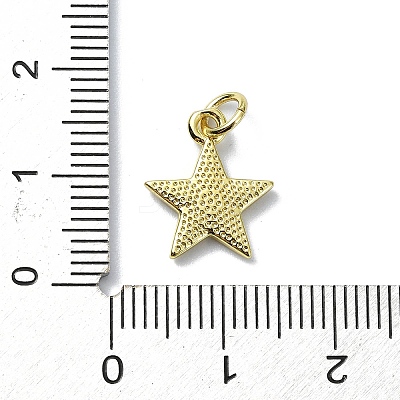 Brass Charms KK-H475-38G-04-1