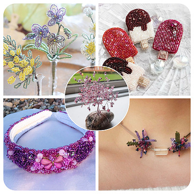 100G Transparent Glass Round Seed Beads SEED-TA0001-44B-1