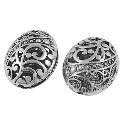 Tibetan Style Filigree Beads X-TIBEB-A12190-FF-1