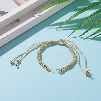 Adjustable Polyester Braided Cord Bracelet Making AJEW-JB00892-06-1