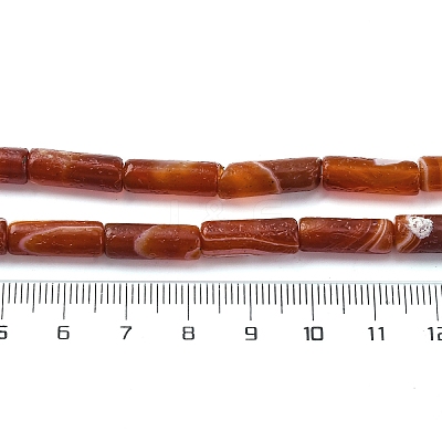 Natural Red Agate Beads Strands G-P570-A01-02-1