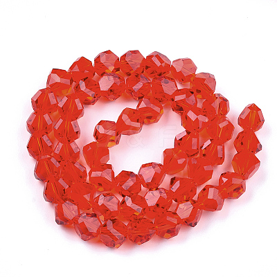 Glass Beads Strands GLAA-T006-06B-02-1