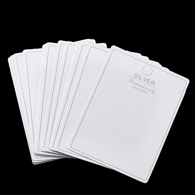 100Pcs Paper Jewelry Necklace Display Cards CDIS-NH0001-01C-1