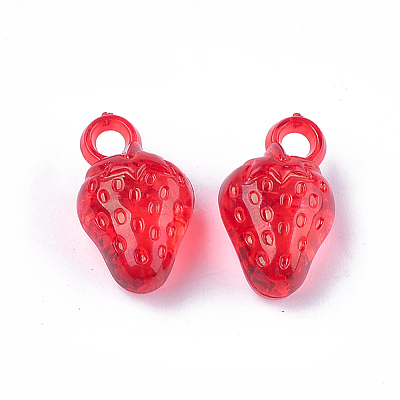 Transparent Acrylic Pendants TACR-T005-02-1