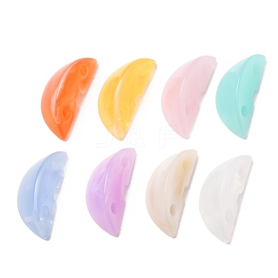 Two-Tone Imitation Gemstone Acrylic Beads AC-CBA7B05-32-1