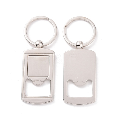 Rack Plating Zinc Alloy Keychain KEYC-C052-01P-1