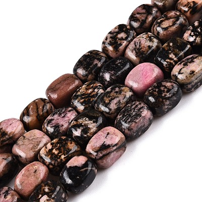 Natural Rhodonite Beads Strands G-T138-95-1