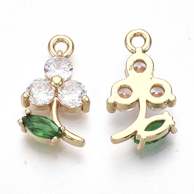 Transparent Glass Pendants X-GLAA-R212-17B-1