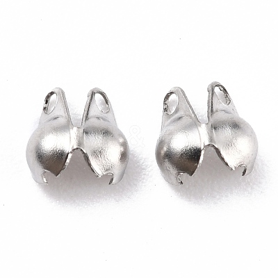 Tarnish Resistant 304 Stainless Steel Bead Tips STAS-P126-04P-1