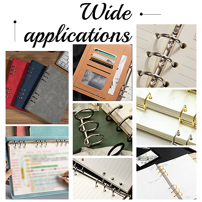 Iron Loose Leaf Book Binder Hinged Rings TOOL-PH0001-49B-1