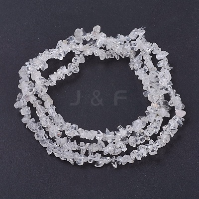 Quartz Crystal Chips Beads Strands G-D283-3x5-2-1
