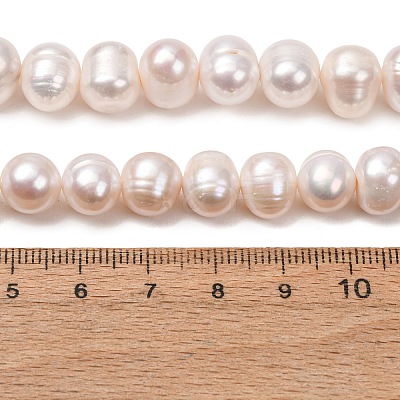 Natural Cultured Freshwater Pearl Beads Strands PA-CBABE82-13A-1