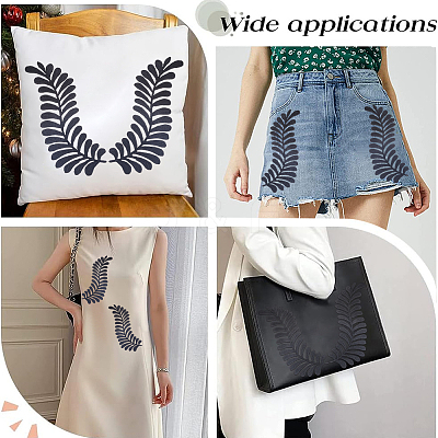 Computerized Embroidery Cloth Iron on/Sew on Patches PATC-WH20005-02D-1