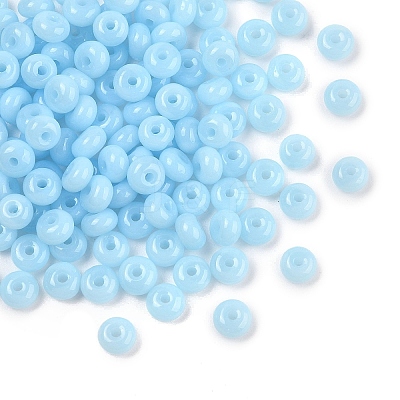 Imitation Jade Glass Seed Beads LS-SEED-Q038-01F-1
