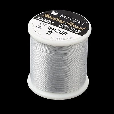 Flat MIYUKI Nylon Beading Thread FB-CBA3435-01E-1