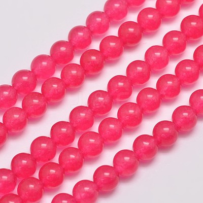 Natural & Dyed Malaysia Jade Bead Strands X-G-A146-6mm-A14-1