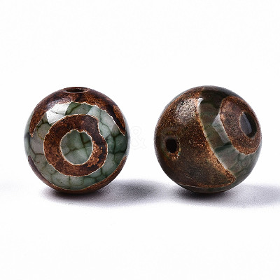 Tibetan Style dZi Beads TDZI-N001-004-1