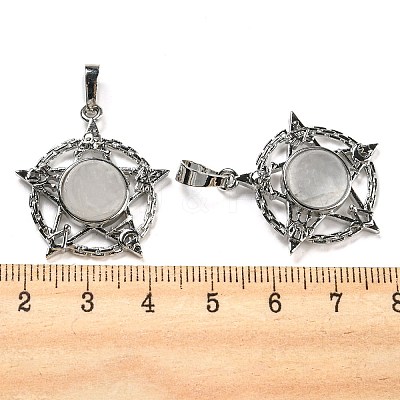 Natural Quartz Crystal Pendants G-P517-01P-06-1