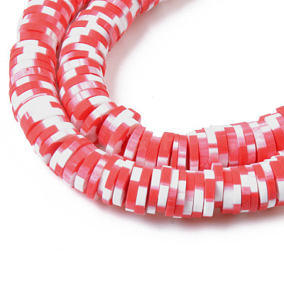 Handmade Polymer Clay Beads Strands CLAY-N008-010G-1