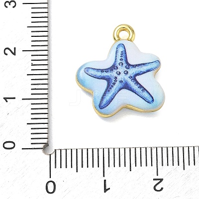 Printed Brass Pendants KK-CBAF4A6-01G-04-1